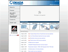 Tablet Screenshot of okadaamerica.com